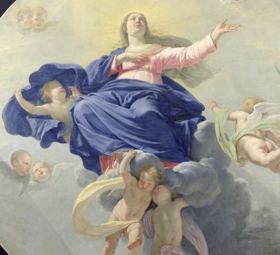 The Assumption of the Virgin (detail) by Philippe de Champaigne
